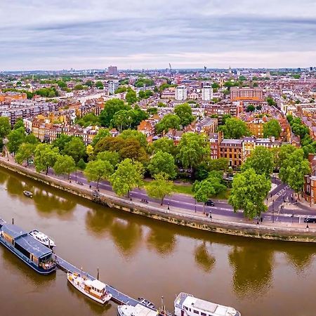 Lux 2Bdr Riverside Penthouse In Chelsea Near King'S Road Apartment Londra Exterior foto